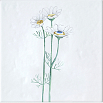 Плитка с узором Ромашки варинант исполнения - 2 | Loft Concept в Казани