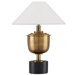 Настольная лампа с конусовидным тканевым абажуром Striving for Excellence варинант исполнения - 2 | Loft Concept в Казани