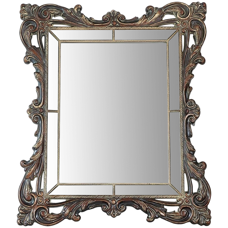Настенное зеркало Travere Mirror Коричневый Настенное зеркало Travere Mirror Коричневый в Казани | Loft Concept
