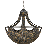 Люстра в форме колокола с декором из тонких железных нитей Jagged Pattern варинант исполнения - 4 | Loft Concept в Казани