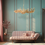 Люстра с абажуром оформленным в виде стаи бабочек Eternal Butterflies варинант исполнения - 4 | Loft Concept в Казани