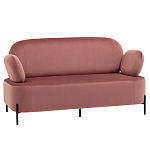 Диван в велюровой обивке цвета пыльная роза COLOR BLOCK варинант исполнения - 1 | Loft Concept в Казани