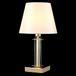 Настольная лампа с белым тканевым абажуром в форме конуса Laurent варинант исполнения - 7 | Loft Concept в Казани