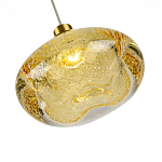 Подвесной светильник с прозрачным стеклянным плафоном округлой формы Effervia  варинант исполнения - 11 | Loft Concept в Казани