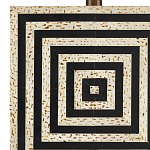 Настольная лампа с квадратным основанием и прямоугольным абажуром Neat Lines варинант исполнения - 1 | Loft Concept в Казани