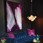 Люстра с 15-ю белыми  плафонами с золотой внутренней поверхностью Hinkley варинант исполнения - 3 | Loft Concept в Казани