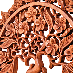 Панно из дерева круглое Sakura Panel With Trees варинант исполнения - 2 | Loft Concept в Казани