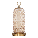 Настольная лампа с факутрным стеклянным плафоном Sonora варинант исполнения - 2 | Loft Concept в Казани