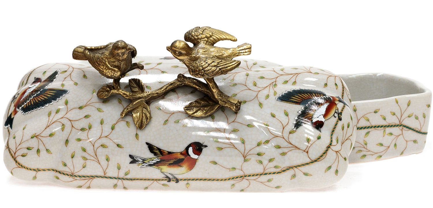 Шкатулка Bronze and Color Birds Box Шкатулка Bronze and Color Birds Box - Loft-Concept в Казани