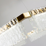 Светодиодная люстра с рельефным стеклом ICE GLASS 70 варинант исполнения - 4 | Loft Concept в Казани