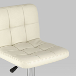 Барный стул с сиденьем молочного цвета Honory варинант исполнения - 7 | Loft Concept в Казани