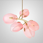 Дизайнерский Светильник Lilly Pink Tulip Lamp розовый плафон  варинант исполнения - 5 | Loft Concept в Казани