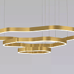 Люстра подвесная с 3-мя ассиметричными светодиодными лампами Golden Current варинант исполнения - 3 | Loft Concept в Казани