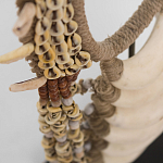 Этническое ожерелье из ракушек Beige Shells Necklace варинант исполнения - 2 | Loft Concept в Казани