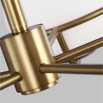 Люстра с 5-ю белыми шарообразными плафонами в сферические каркасах Feiss варинант исполнения - 3 | Loft Concept в Казани