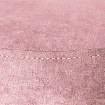 Банкетка круглая пыльно-розовый велюр на 4-х металлических ножках золотого цвета SANJAY варинант исполнения - 4 | Loft Concept в Казани