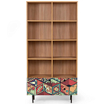 Широкий стеллаж с принтом Elise Rack варинант исполнения - 7 | Loft Concept в Казани