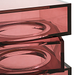 Стол журнальный в форме кубов Acrylic Furniture Lumina Crimson Clarity варинант исполнения - 3 | Loft Concept в Казани