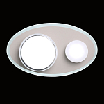 Бра овальной формы белого цвета с 2-мя лампами Lunar Pebbles варинант исполнения - 3 | Loft Concept в Казани