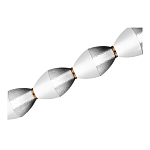 Подвесной светильник линейный в сочетании двух разных фактур стекла Enchanting варинант исполнения - 4 | Loft Concept в Казани