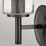 Бра с плафоном в форме цилиндра из прозрачного стекла с пузырьками Hinkley варинант исполнения - 9 | Loft Concept в Казани