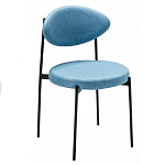 Стул металлический с мягкой спинкой и сиденьем Alfie Chair варинант исполнения - 5 | Loft Concept в Казани