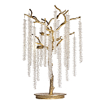 Лампа настольная со стеклянными подвесами цвет золото FAIRYTREE Light варинант исполнения - 1 | Loft Concept в Казани