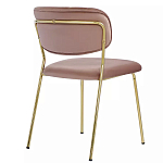 Стул Singer Chair без подлокотников Розовый Велюр варинант исполнения - 3 | Loft Concept в Казани