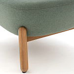 Кресло на деревянных ножках Olguin Green Chair варинант исполнения - 5 | Loft Concept в Казани