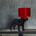 Настольная лампа COLLECTION OF DOGS с абажуром Бульдог варинант исполнения - 4 | Loft Concept в Казани