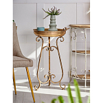 Столик приставной на фигурном подножии Magnificent Century варинант исполнения - 4 | Loft Concept в Казани