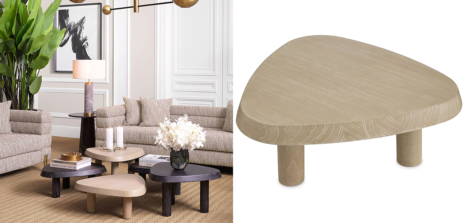 Кофейный стол Eichholtz Coffee Table Briel S Beige Кофейный стол Eichholtz Coffee Table Briel S Beige - Loft-Concept в Казани