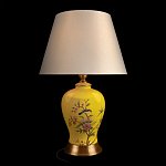 Настольная лампа желтая с изображением птиц Slip Away варинант исполнения - 2 | Loft Concept в Казани