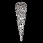 Люстра многоярусная каскадная с хрустальными подвесками Roul Crystal Light варинант исполнения - 2 | Loft Concept в Казани