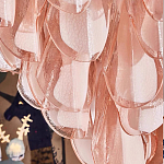 Люстра из стекляных розовых лепестков Petalled Illuminator варинант исполнения - 2 | Loft Concept в Казани