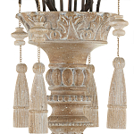 Люстра с состаренными резными элементами Big Graceful Profile варинант исполнения - 3 | Loft Concept в Казани