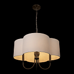 Люстра с белым текстильным абажуром Vitorino  варинант исполнения - 5 | Loft Concept в Казани