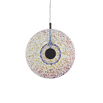 Подвесной светильник из фактурного двойного стекла Heterochromia варинант исполнения - 2 | Loft Concept в Казани