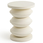 Фигурный приставной столик кремового цвета  AMORPHOUS варинант исполнения - 1 | Loft Concept в Казани