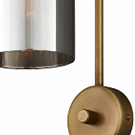 Бра с дымчатым стеклом Articolo варинант исполнения - 1 | Loft Concept в Казани