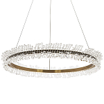 Кольцевая люстра с хрустальным декором Rowan Crystal Ring Horizontal Chandelier варинант исполнения - 1 | Loft Concept в Казани