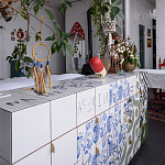 Дизайнерская кровать с системой хранения варинант исполнения - 2 | Loft Concept в Казани