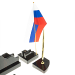 Настольный письменный набор из чёрного обсидиана с декором в виде льва Golden Lion варинант исполнения - 4 | Loft Concept в Казани