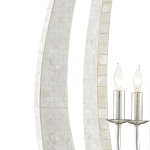 Люстра каплевидной формы покрытая перламутровой мозаикой Soft Pearl Shape варинант исполнения - 1 | Loft Concept в Казани