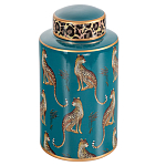 Ваза фарфоровая с крышкой Leopard Ccollection варинант исполнения - 1 | Loft Concept в Казани