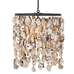 Люстра овальная с подвесками из устричных раковин Sea Ravens варинант исполнения - 2 | Loft Concept в Казани