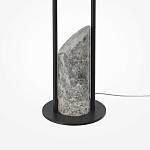 Напольный торшер светодионый черный Lumen Duo варинант исполнения - 4 | Loft Concept в Казани