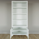 Книжный Стеллаж Elsa Dreams White с задней стенкой варинант исполнения - 4 | Loft Concept в Казани