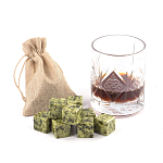 Камни для охлаждения виски из натурального камня змеевик Natural Stone Cube варинант исполнения - 5 | Loft Concept в Казани