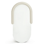 Зеркало овальное Curved Furniture бежевое варинант исполнения - 1 | Loft Concept в Казани